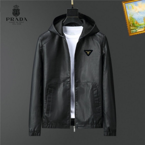 Cheap Prada Jackets Long Sleeved For Men #1268084 Replica Wholesale [$60.00 USD] [ITEM#1268084] on Replica Prada Jackets