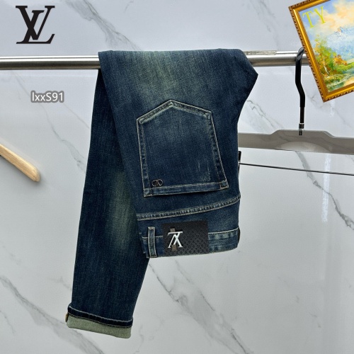 Cheap Louis Vuitton LV Jeans For Men #1268120 Replica Wholesale [$48.00 USD] [ITEM#1268120] on Replica Louis Vuitton LV Jeans