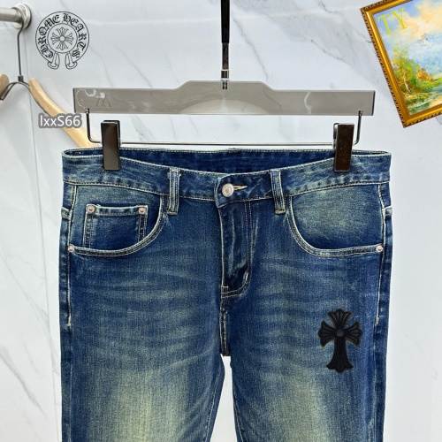 Cheap Chrome Hearts Jeans For Men #1268127 Replica Wholesale [$48.00 USD] [ITEM#1268127] on Replica Chrome Hearts Jeans