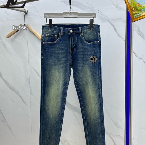 Cheap Louis Vuitton LV Jeans For Men #1268129 Replica Wholesale [$48.00 USD] [ITEM#1268129] on Replica Louis Vuitton LV Jeans