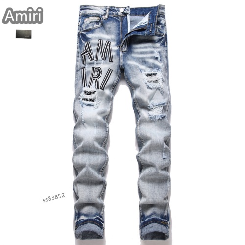 Cheap Amiri Jeans For Men #1268133 Replica Wholesale [$48.00 USD] [ITEM#1268133] on Replica Amiri Jeans