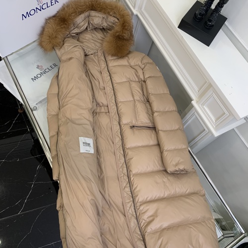 Cheap Moncler Down Feather Coat Long Sleeved For Women #1268135 Replica Wholesale [$202.00 USD] [ITEM#1268135] on Replica Moncler Down Feather Coat