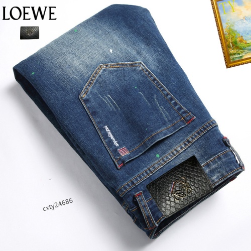 Cheap LOEWE Jeans For Men #1268139 Replica Wholesale [$48.00 USD] [ITEM#1268139] on Replica LOEWE Jeans