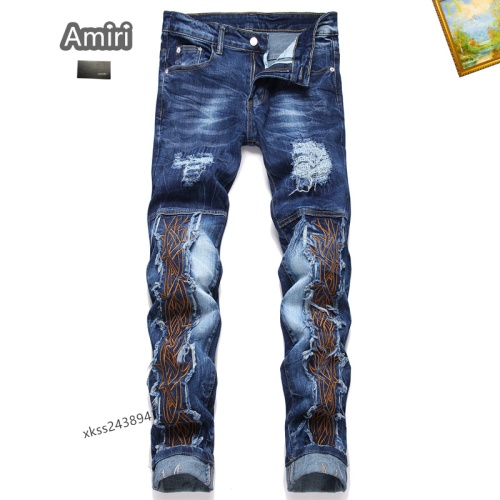 Cheap Amiri Jeans For Men #1268140 Replica Wholesale [$48.00 USD] [ITEM#1268140] on Replica Amiri Jeans