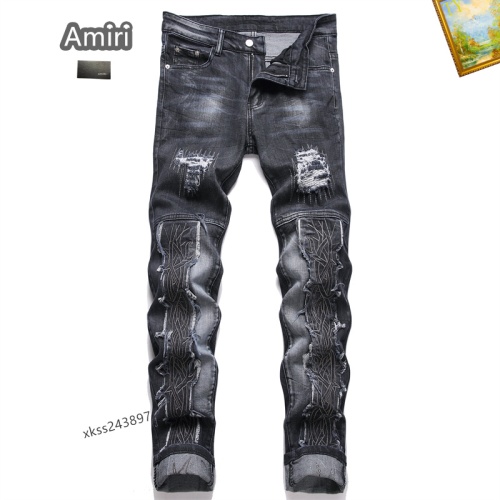 Cheap Amiri Jeans For Men #1268141 Replica Wholesale [$48.00 USD] [ITEM#1268141] on Replica Amiri Jeans