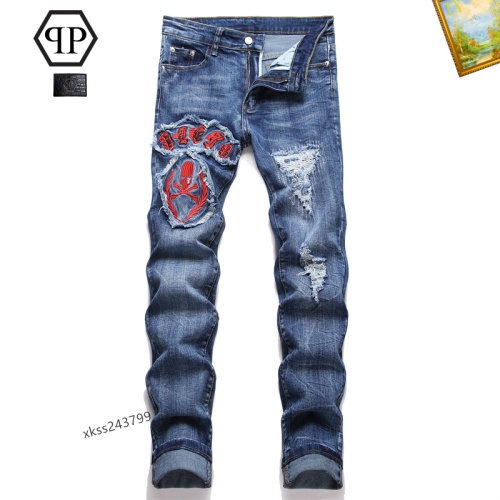 Cheap Philipp Plein PP Jeans For Men #1268143 Replica Wholesale [$48.00 USD] [ITEM#1268143] on Replica Philipp Plein PP Jeans