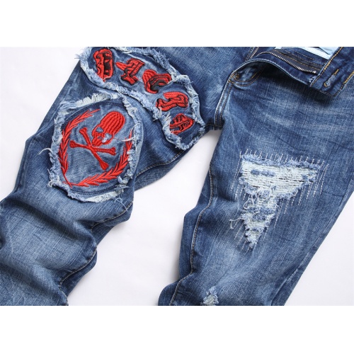 Cheap Philipp Plein PP Jeans For Men #1268143 Replica Wholesale [$48.00 USD] [ITEM#1268143] on Replica Philipp Plein PP Jeans