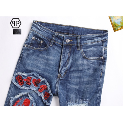 Cheap Philipp Plein PP Jeans For Men #1268143 Replica Wholesale [$48.00 USD] [ITEM#1268143] on Replica Philipp Plein PP Jeans