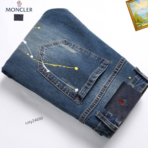 Cheap Moncler Jeans For Men #1268144 Replica Wholesale [$48.00 USD] [ITEM#1268144] on Replica Moncler Jeans