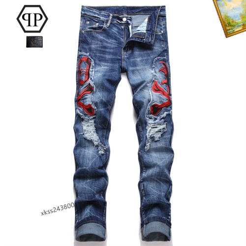 Cheap Philipp Plein PP Jeans For Men #1268147 Replica Wholesale [$48.00 USD] [ITEM#1268147] on Replica Philipp Plein PP Jeans