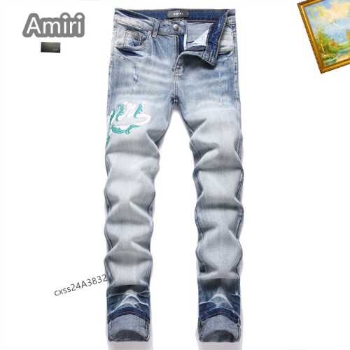 Cheap Amiri Jeans For Men #1268150 Replica Wholesale [$48.00 USD] [ITEM#1268150] on Replica Amiri Jeans