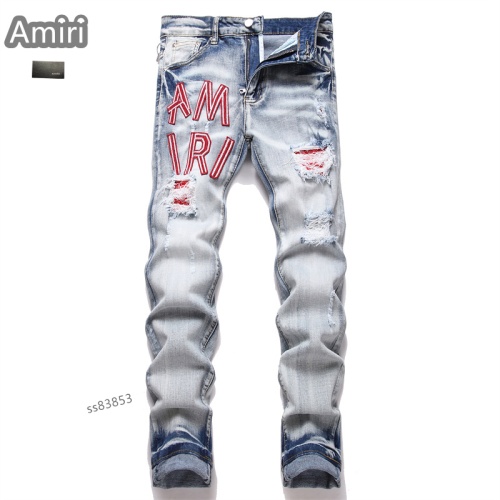 Cheap Amiri Jeans For Men #1268151 Replica Wholesale [$48.00 USD] [ITEM#1268151] on Replica Amiri Jeans