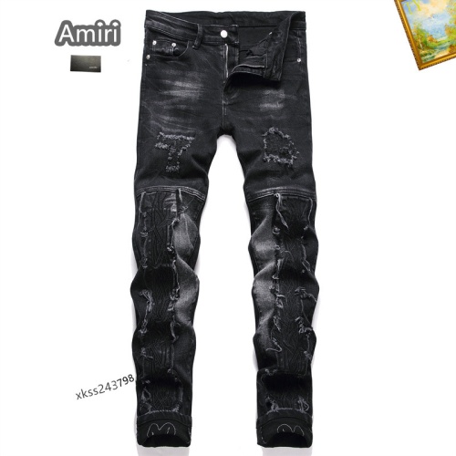 Cheap Amiri Jeans For Men #1268156 Replica Wholesale [$48.00 USD] [ITEM#1268156] on Replica Amiri Jeans