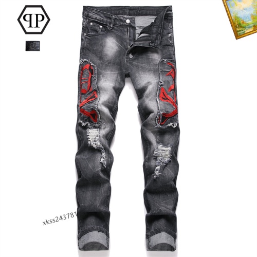 Cheap Philipp Plein PP Jeans For Men #1268157 Replica Wholesale [$48.00 USD] [ITEM#1268157] on Replica Philipp Plein PP Jeans