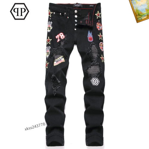 Cheap Philipp Plein PP Jeans For Men #1268159 Replica Wholesale [$48.00 USD] [ITEM#1268159] on Replica Philipp Plein PP Jeans