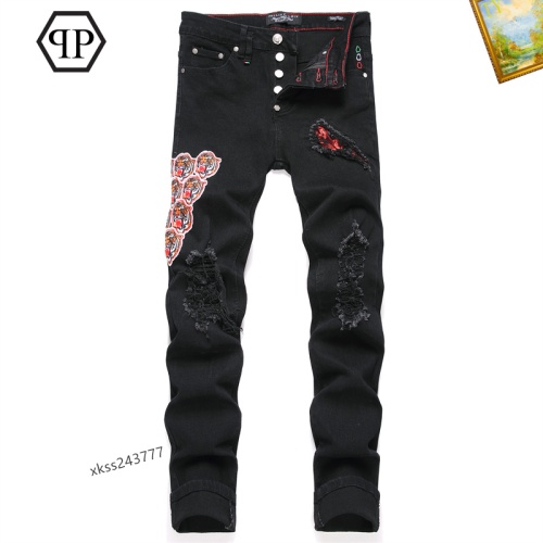 Cheap Philipp Plein PP Jeans For Men #1268160 Replica Wholesale [$48.00 USD] [ITEM#1268160] on Replica Philipp Plein PP Jeans