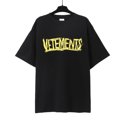 Cheap VETEMENTS T-Shirts Short Sleeved For Unisex #1268262 Replica Wholesale [$29.00 USD] [ITEM#1268262] on Replica VETEMENTS T-Shirts