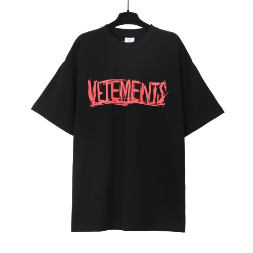 Cheap VETEMENTS T-Shirts Short Sleeved For Unisex #1268263 Replica Wholesale [$29.00 USD] [ITEM#1268263] on Replica VETEMENTS T-Shirts