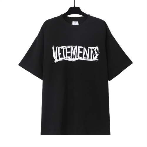 Cheap VETEMENTS T-Shirts Short Sleeved For Unisex #1268264 Replica Wholesale [$29.00 USD] [ITEM#1268264] on Replica VETEMENTS T-Shirts