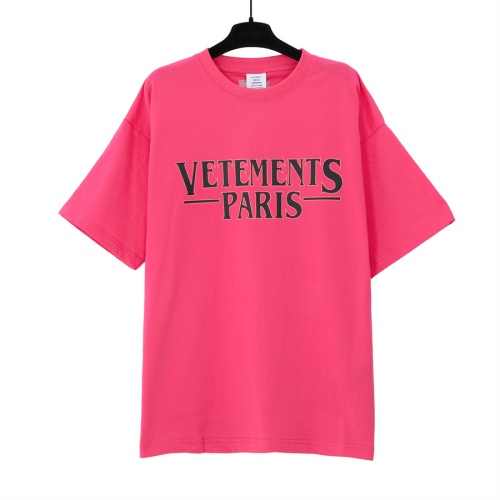 Cheap VETEMENTS T-Shirts Short Sleeved For Unisex #1268267 Replica Wholesale [$29.00 USD] [ITEM#1268267] on Replica VETEMENTS T-Shirts