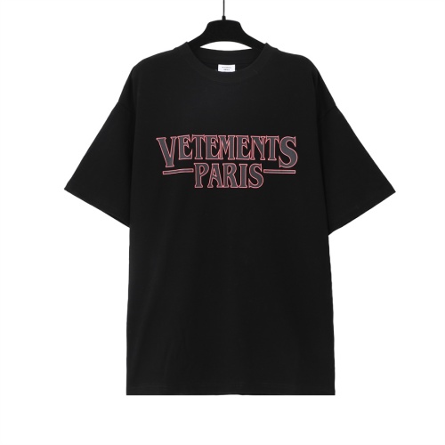 Cheap VETEMENTS T-Shirts Short Sleeved For Unisex #1268268 Replica Wholesale [$29.00 USD] [ITEM#1268268] on Replica VETEMENTS T-Shirts