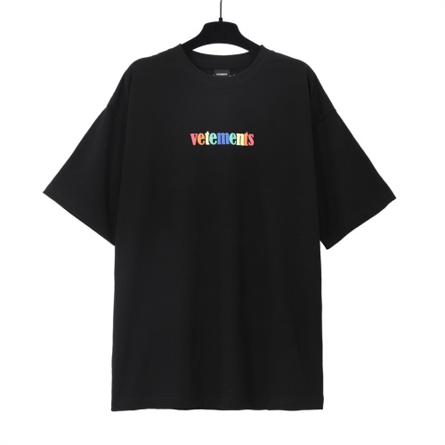 Cheap VETEMENTS T-Shirts Short Sleeved For Unisex #1268271 Replica Wholesale [$29.00 USD] [ITEM#1268271] on Replica VETEMENTS T-Shirts