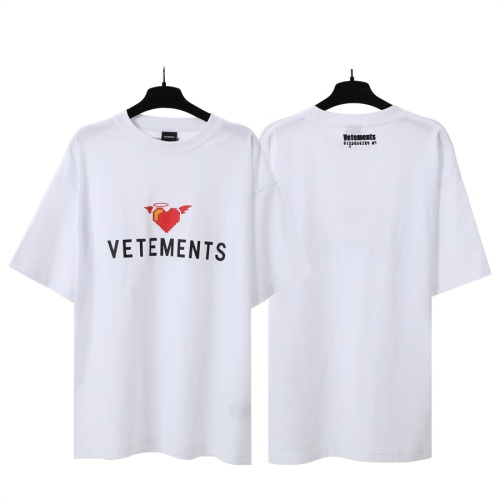 Cheap VETEMENTS T-Shirts Short Sleeved For Unisex #1268272 Replica Wholesale [$29.00 USD] [ITEM#1268272] on Replica VETEMENTS T-Shirts