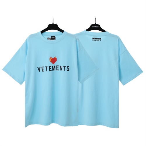 Cheap VETEMENTS T-Shirts Short Sleeved For Unisex #1268274 Replica Wholesale [$29.00 USD] [ITEM#1268274] on Replica VETEMENTS T-Shirts