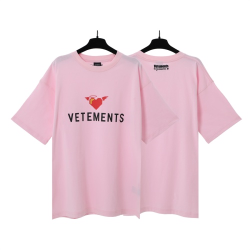 Cheap VETEMENTS T-Shirts Short Sleeved For Unisex #1268275 Replica Wholesale [$29.00 USD] [ITEM#1268275] on Replica VETEMENTS T-Shirts