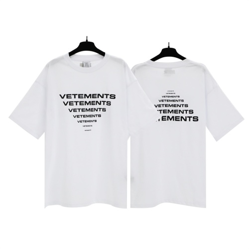 Cheap VETEMENTS T-Shirts Short Sleeved For Unisex #1268277 Replica Wholesale [$29.00 USD] [ITEM#1268277] on Replica VETEMENTS T-Shirts