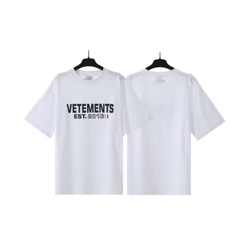 Cheap VETEMENTS T-Shirts Short Sleeved For Unisex #1268279 Replica Wholesale [$29.00 USD] [ITEM#1268279] on Replica VETEMENTS T-Shirts