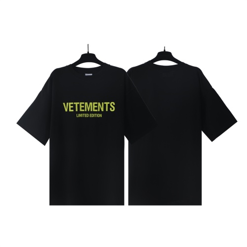 Cheap VETEMENTS T-Shirts Short Sleeved For Unisex #1268282 Replica Wholesale [$29.00 USD] [ITEM#1268282] on Replica VETEMENTS T-Shirts