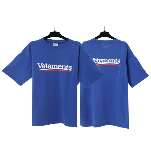 Cheap VETEMENTS T-Shirts Short Sleeved For Unisex #1268283 Replica Wholesale [$29.00 USD] [ITEM#1268283] on Replica VETEMENTS T-Shirts