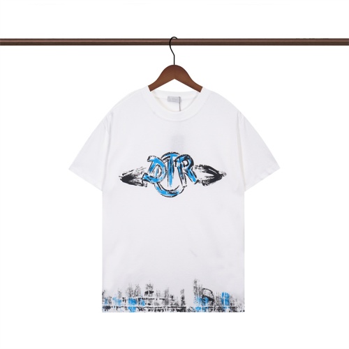 Cheap Christian Dior T-Shirts Short Sleeved For Unisex #1268285 Replica Wholesale [$29.00 USD] [ITEM#1268285] on Replica Christian Dior T-Shirts