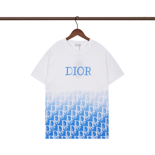 Cheap Christian Dior T-Shirts Short Sleeved For Unisex #1268287 Replica Wholesale [$32.00 USD] [ITEM#1268287] on Replica Christian Dior T-Shirts