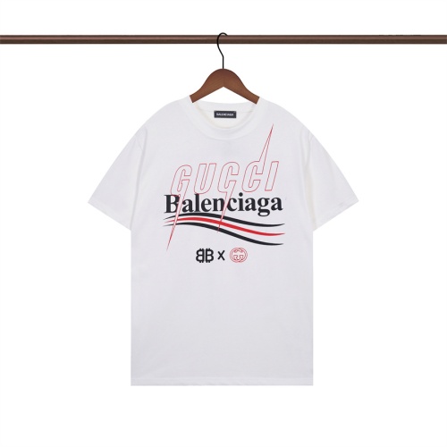 Cheap Balenciaga T-Shirts Short Sleeved For Unisex #1268304 Replica Wholesale [$29.00 USD] [ITEM#1268304] on Replica Balenciaga T-Shirts