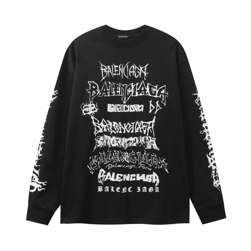 Cheap Balenciaga T-Shirts Long Sleeved For Unisex #1268311 Replica Wholesale [$40.00 USD] [ITEM#1268311] on Replica Balenciaga T-Shirts