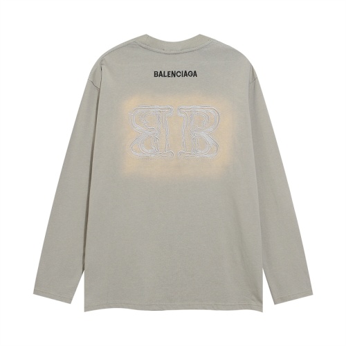 Cheap Balenciaga T-Shirts Long Sleeved For Unisex #1268312 Replica Wholesale [$42.00 USD] [ITEM#1268312] on Replica Balenciaga T-Shirts