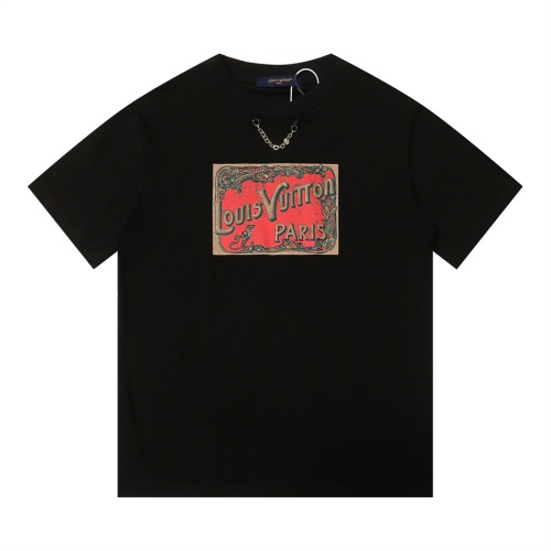 Cheap Louis Vuitton LV T-Shirts Short Sleeved For Unisex #1268372 Replica Wholesale [$34.00 USD] [ITEM#1268372] on Replica Louis Vuitton LV T-Shirts