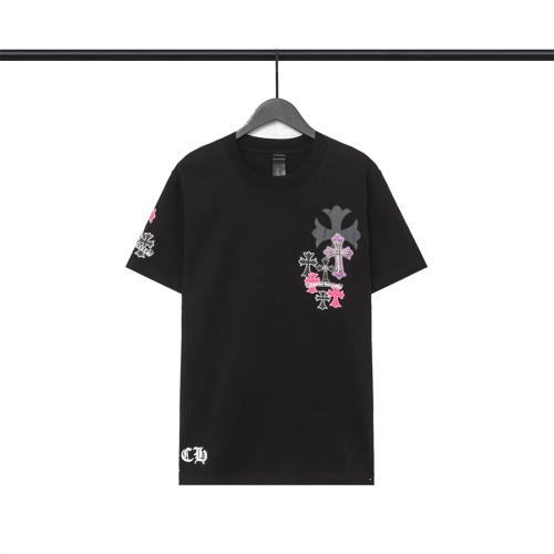 Cheap Chrome Hearts T-Shirts Short Sleeved For Men #1268390 Replica Wholesale [$39.00 USD] [ITEM#1268390] on Replica Chrome Hearts T-Shirts