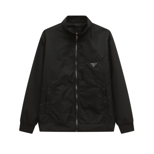 Cheap Prada Jackets Long Sleeved For Men #1268391 Replica Wholesale [$68.00 USD] [ITEM#1268391] on Replica Prada Jackets