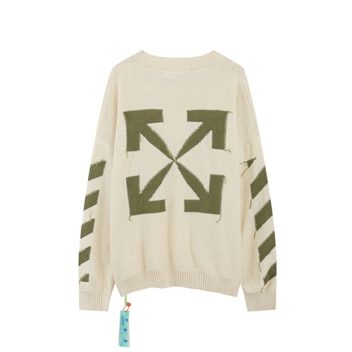 Cheap Off-White Sweaters Long Sleeved For Unisex #1268433 Replica Wholesale [$60.00 USD] [ITEM#1268433] on Replica Off-White Sweaters