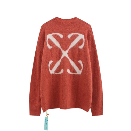 Cheap Off-White Sweaters Long Sleeved For Unisex #1268436 Replica Wholesale [$60.00 USD] [ITEM#1268436] on Replica Off-White Sweaters