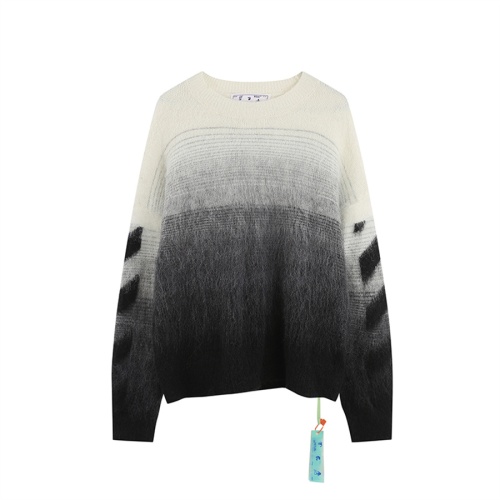 Cheap Off-White Sweaters Long Sleeved For Unisex #1268442 Replica Wholesale [$60.00 USD] [ITEM#1268442] on Replica Off-White Sweaters