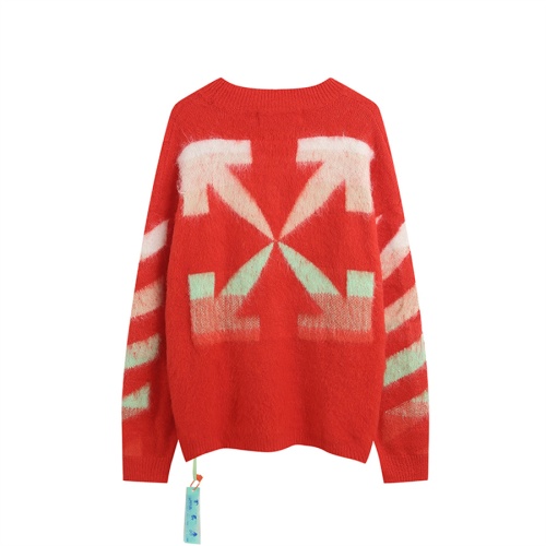 Cheap Off-White Sweaters Long Sleeved For Unisex #1268443 Replica Wholesale [$60.00 USD] [ITEM#1268443] on Replica Off-White Sweaters