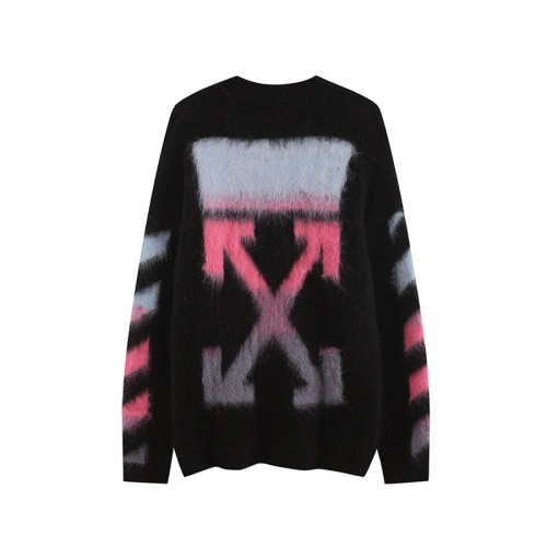 Cheap Off-White Sweaters Long Sleeved For Unisex #1268447 Replica Wholesale [$60.00 USD] [ITEM#1268447] on Replica Off-White Sweaters