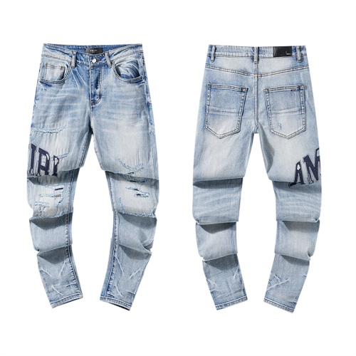 Cheap Amiri Jeans For Men #1268456 Replica Wholesale [$64.00 USD] [ITEM#1268456] on Replica Amiri Jeans