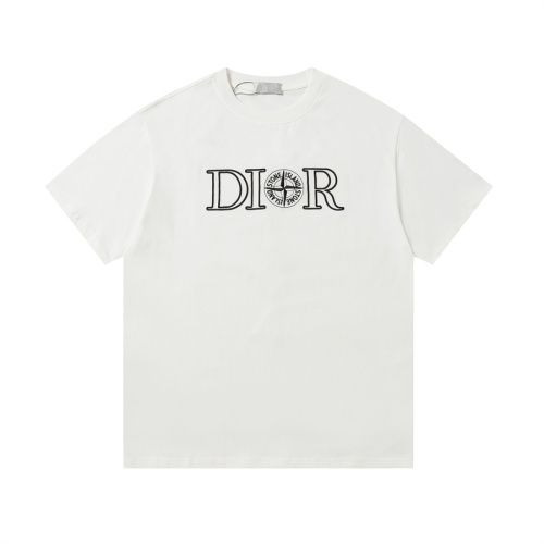 Cheap Christian Dior T-Shirts Short Sleeved For Unisex #1268517 Replica Wholesale [$32.00 USD] [ITEM#1268517] on Replica Christian Dior T-Shirts