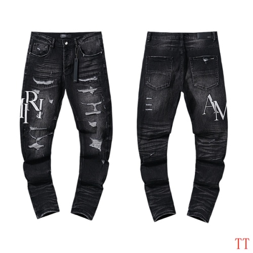 Cheap Amiri Jeans For Men #1268669 Replica Wholesale [$64.00 USD] [ITEM#1268669] on Replica Amiri Jeans