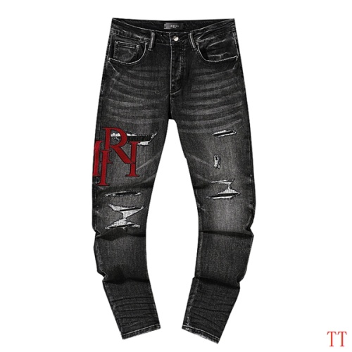 Cheap Amiri Jeans For Men #1268670 Replica Wholesale [$64.00 USD] [ITEM#1268670] on Replica Amiri Jeans